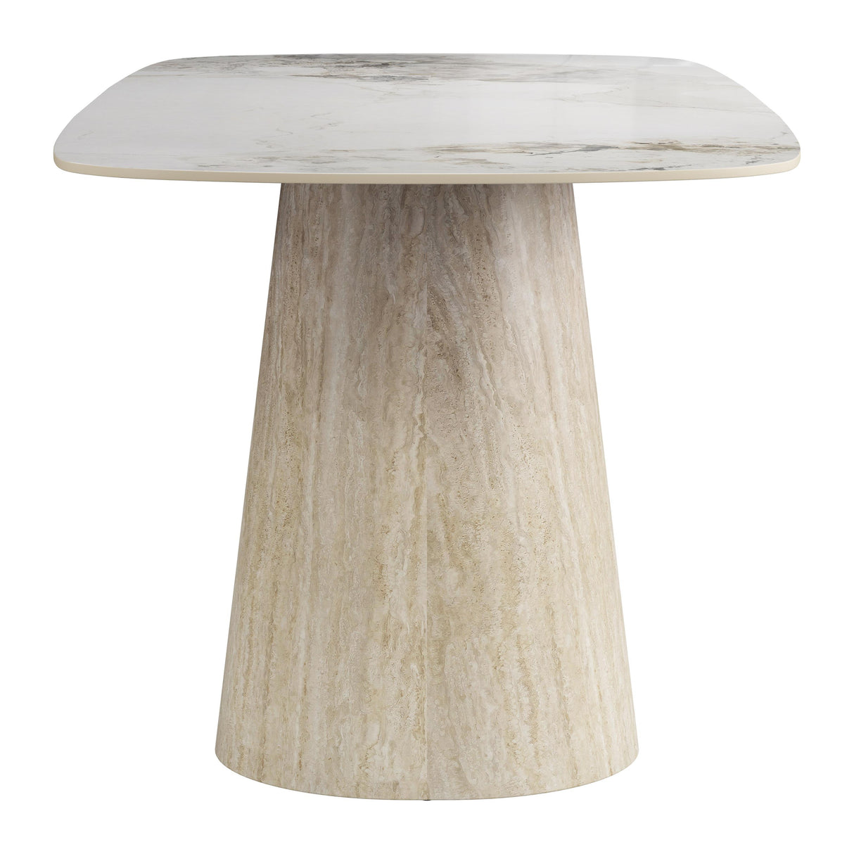 ZUO Nooka Dining Table White & Natural