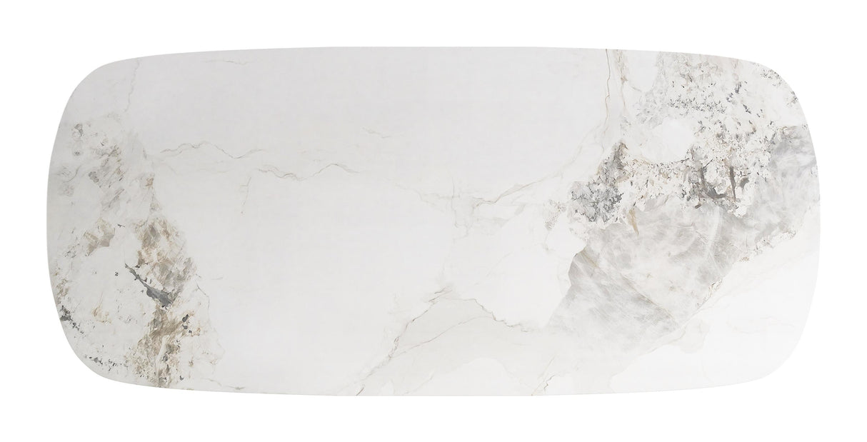 ZUO Nooka Dining Table White & Natural