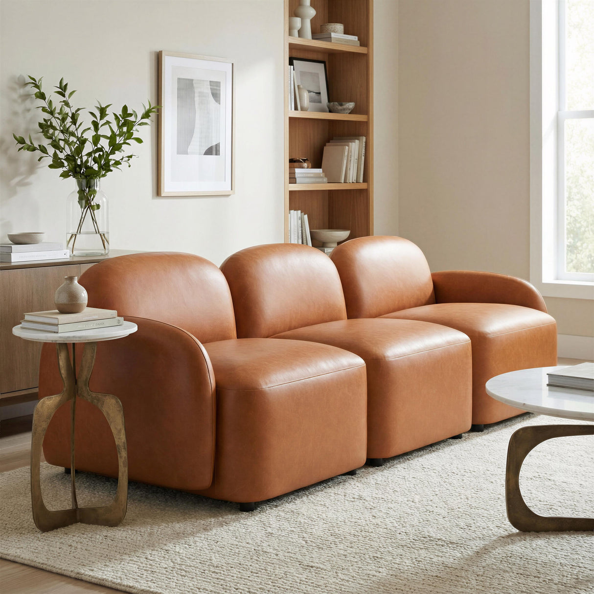 ZUO Cleo Modular Sofa Brown