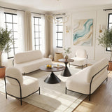 ZUO Rosk Coffee Table Set (2-Piece) Walnut & Black