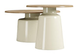 ZUO Lireen Coffee Table Set (2-Piece) Natural & Ivory