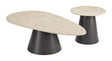 ZUO Reyes Coffee Table Set (2-Piece) Natural & Black