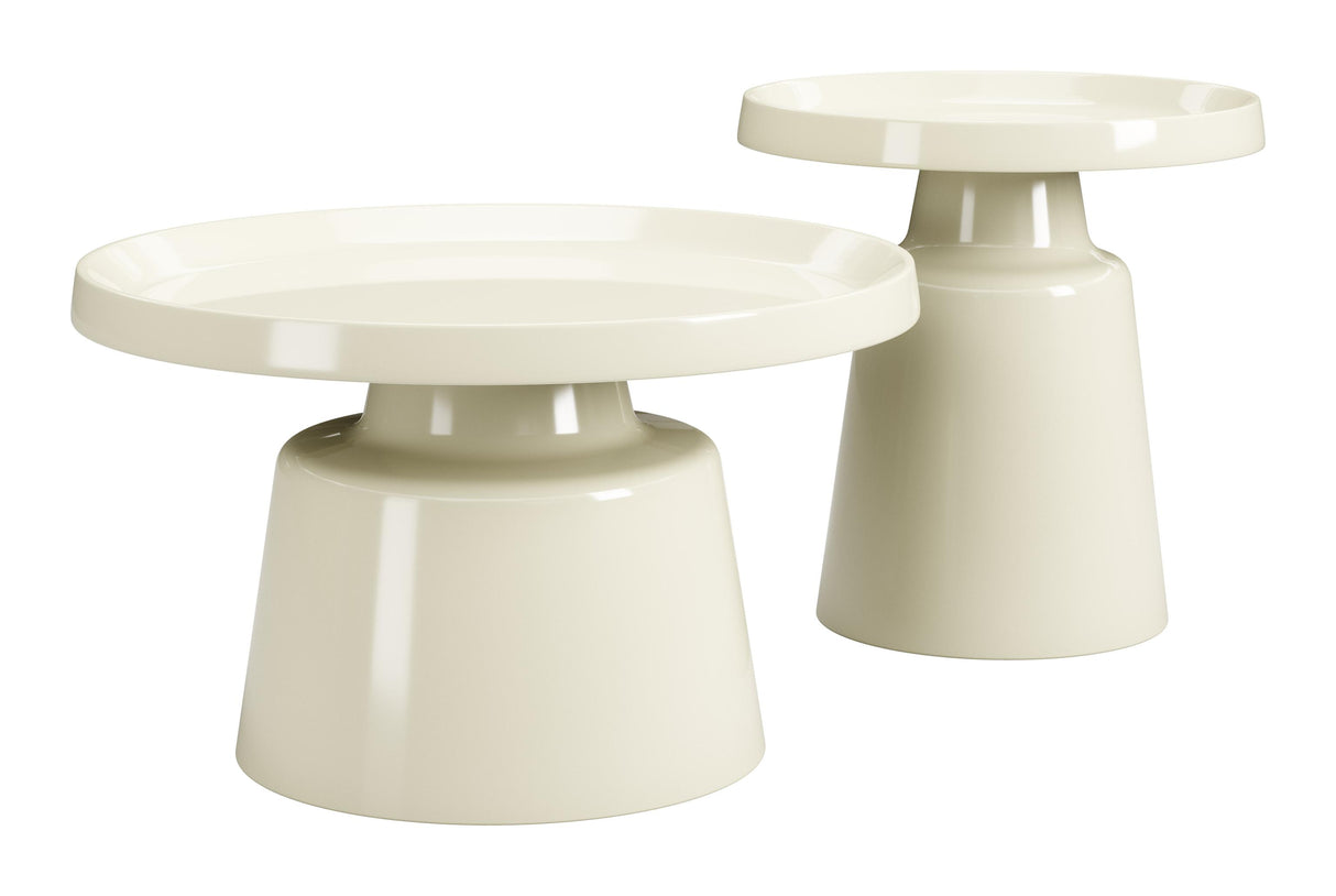 ZUO Beurre Coffee Table Set (2-Piece) Ivory
