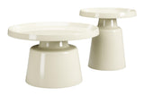 ZUO Beurre Coffee Table Set (2-Piece) Ivory