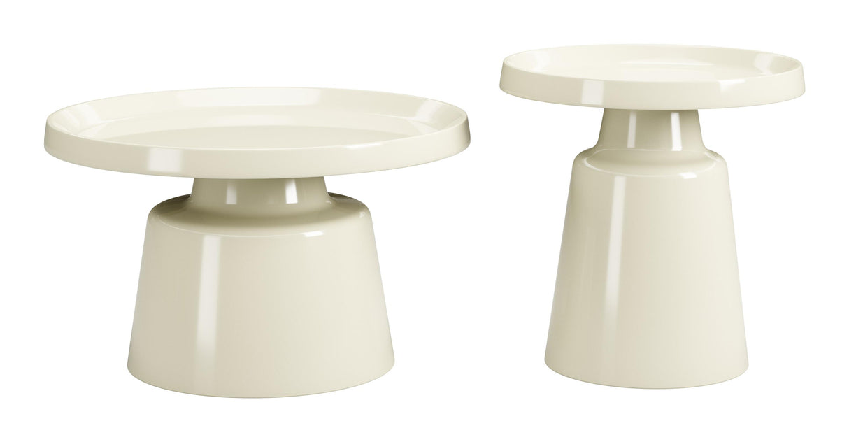 ZUO Beurre Coffee Table Set (2-Piece) Ivory