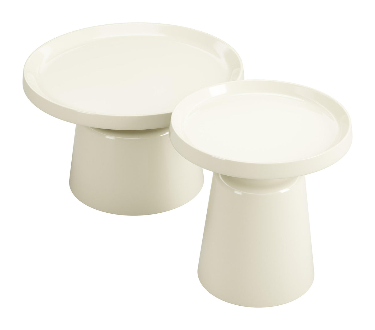 ZUO Beurre Coffee Table Set (2-Piece) Ivory