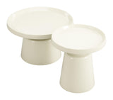 ZUO Beurre Coffee Table Set (2-Piece) Ivory
