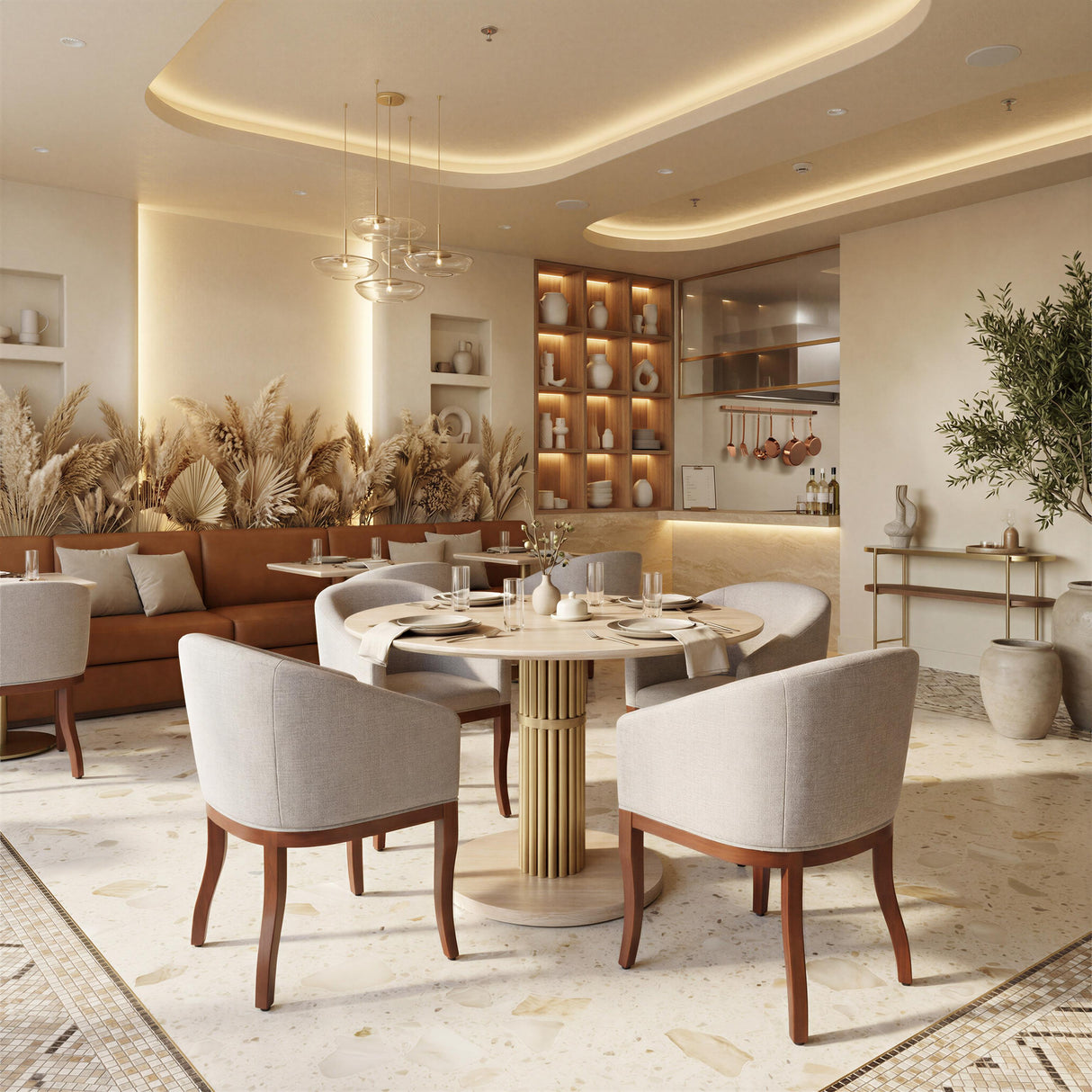ZUO Wilou Dining Table Natural