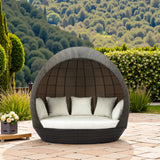 ZUO Marisol Beach Daybed Brown & Beige