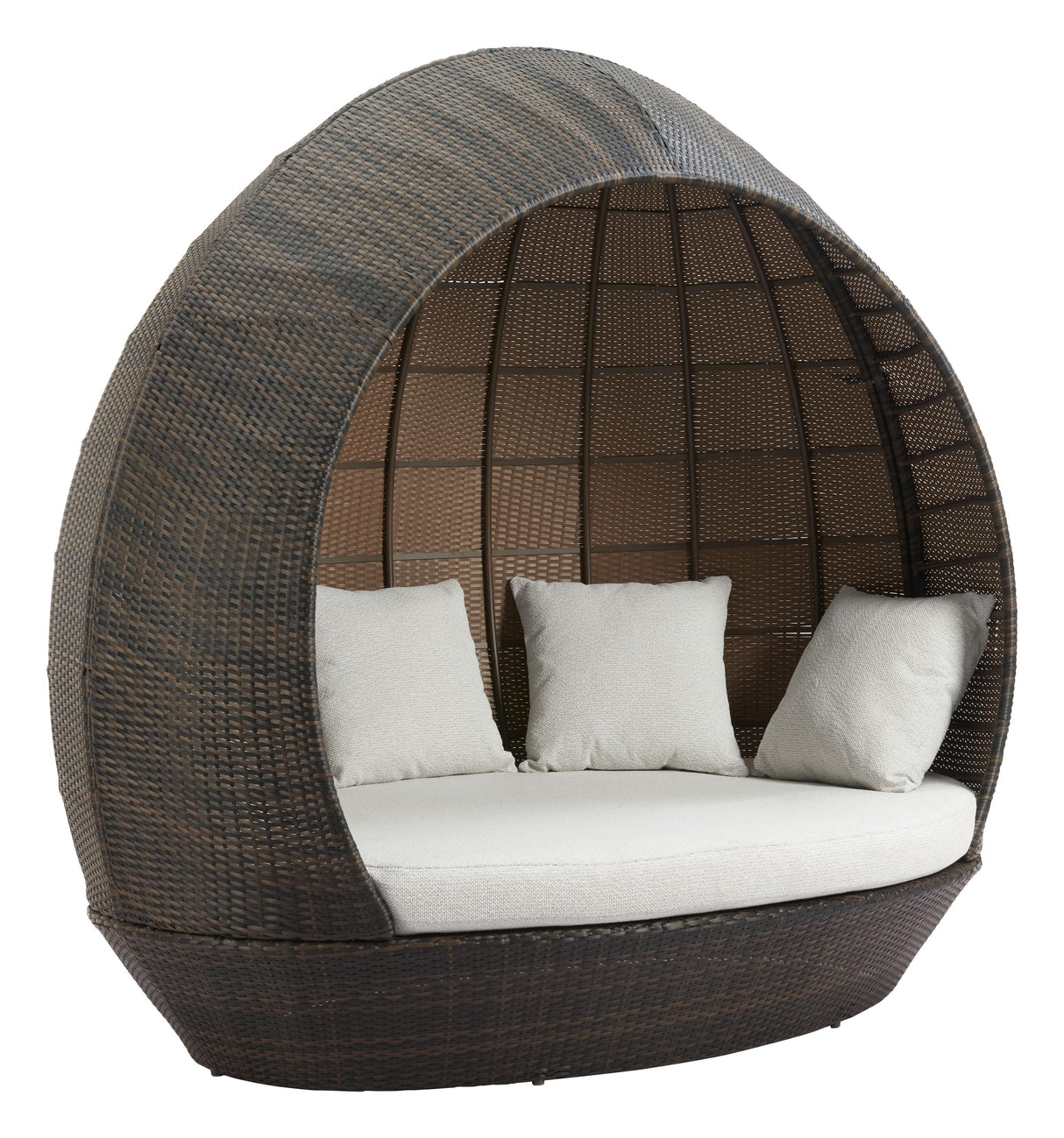 ZUO Marisol Beach Daybed Brown & Beige