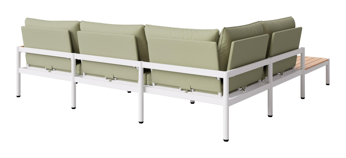 ZUO Lychee Modular Sectional Green