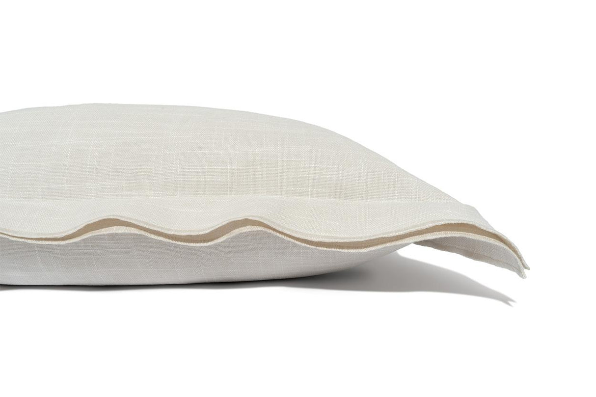D.V. Kap Home Lena Flange Birch 24" x 24" Pillow