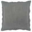 D.V. Kap Home Lena Flange Grey 24" x 24" Pillow