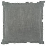 D.V. Kap Home Lena Flange Grey 24" x 24" Pillow