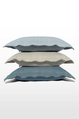 D.V. Kap Home Lena Flange Ocean 24" x 24" Pillow