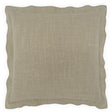 D.V. Kap Home Lena Flange Wheat 24" x 24" Pillow
