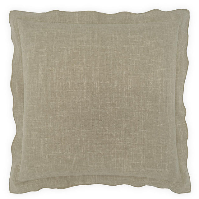 D.V. Kap Home Lena Flange Wheat 24" x 24" Pillow