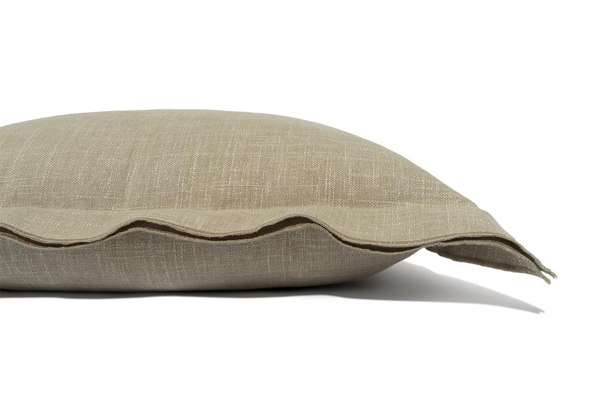 D.V. Kap Home Lena Flange Wheat 24" x 24" Pillow