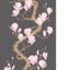 Cole & Son MAGNOLIA TREE CHARCOAL/PINK Wallpaper