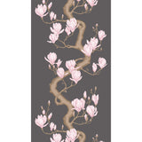 Cole & Son MAGNOLIA TREE CHARCOAL/PINK Wallpaper