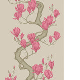 Cole & Son MAGNOLIA TREE MAGENTA Wallpaper