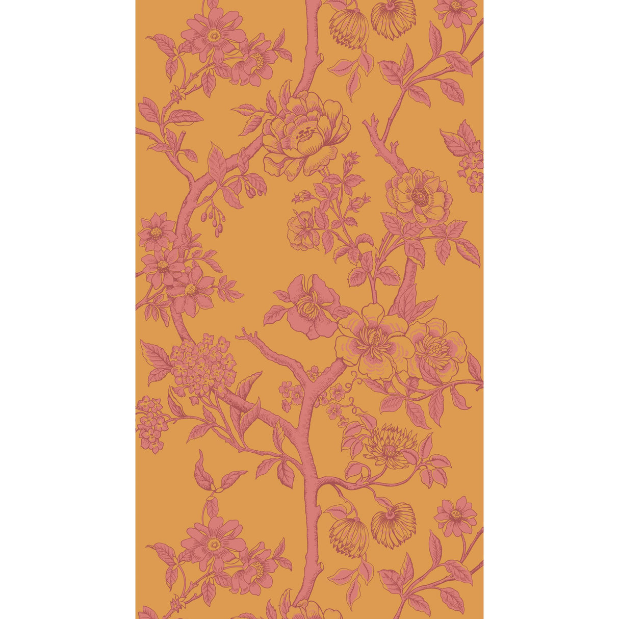 Cole & Son PARADISE TREE TANGERINE Wallpaper