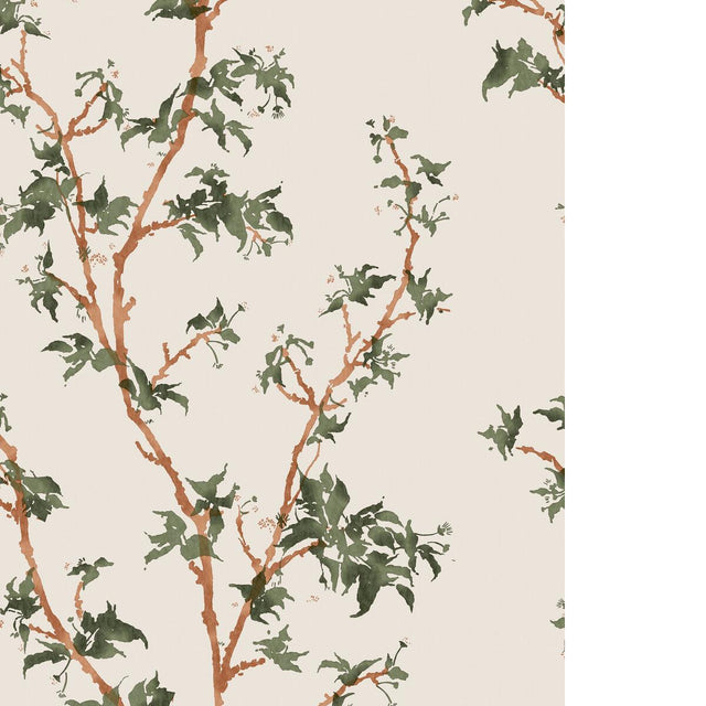 Cole & Son CHINESE BRANCH LEAF GREEN Wallpaper