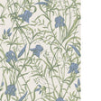 Cole & Son IRIS IRIS BLUE ON STONE Wallpaper
