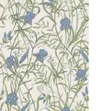Cole & Son IRIS IRIS BLUE ON STONE Wallpaper