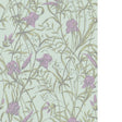 Cole & Son IRIS LAVENDER ON DUCK EGG Wallpaper