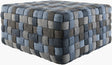Surya Zavin ZVPF-003 13"H x 24"W x 24"D Pouf