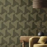 Galerie SY27509 Synergy Geometric Bronze Brown Wallpaper SY27509 Bronze Brown Wallpaper