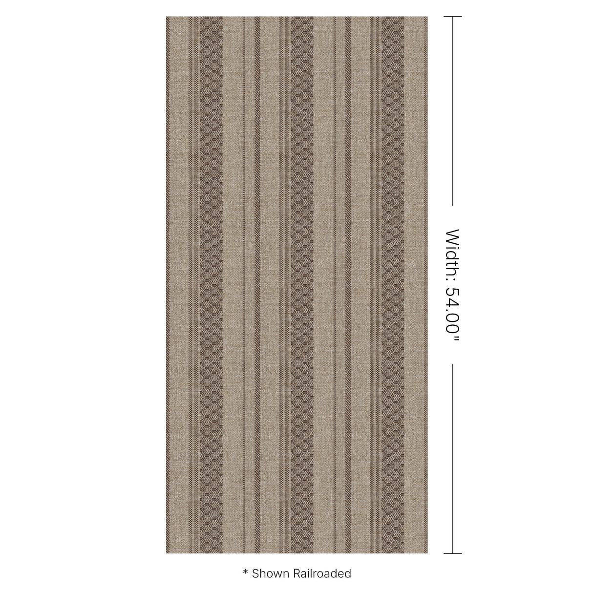 Donghia WAYWARD STRIPE EARTH Upholstery Fabric