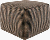 Surya Island Vibe IDPF-001 14"H x 18"W x 18"D Pouf