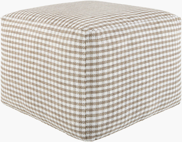 Surya Island Vibe IDPF-002 14"H x 18"W x 18"D Pouf