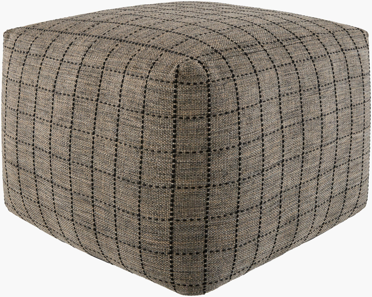 Surya Island Vibe IDPF-004 14"H x 18"W x 18"D Pouf