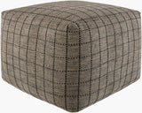 Surya Island Vibe IDPF-004 14"H x 18"W x 18"D Pouf