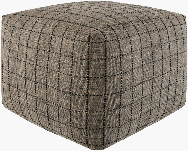 Surya Island Vibe IDPF-004 14"H x 18"W x 18"D Pouf