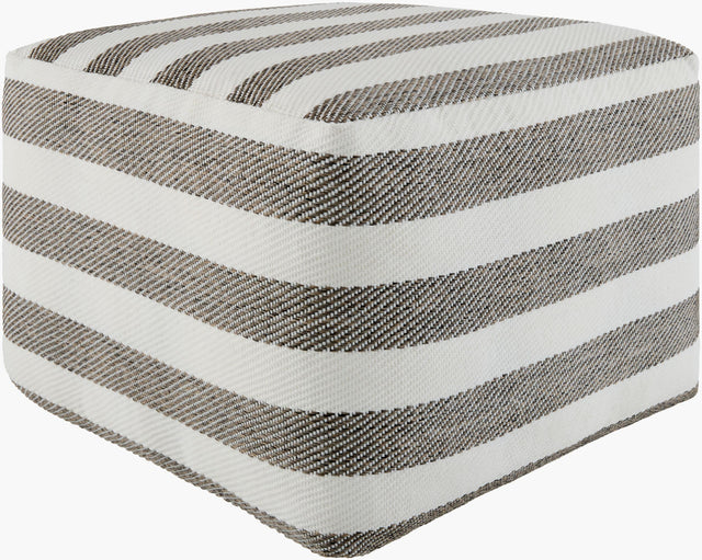 Surya Island Vibe IDPF-008 14"H x 18"W x 18"D Pouf
