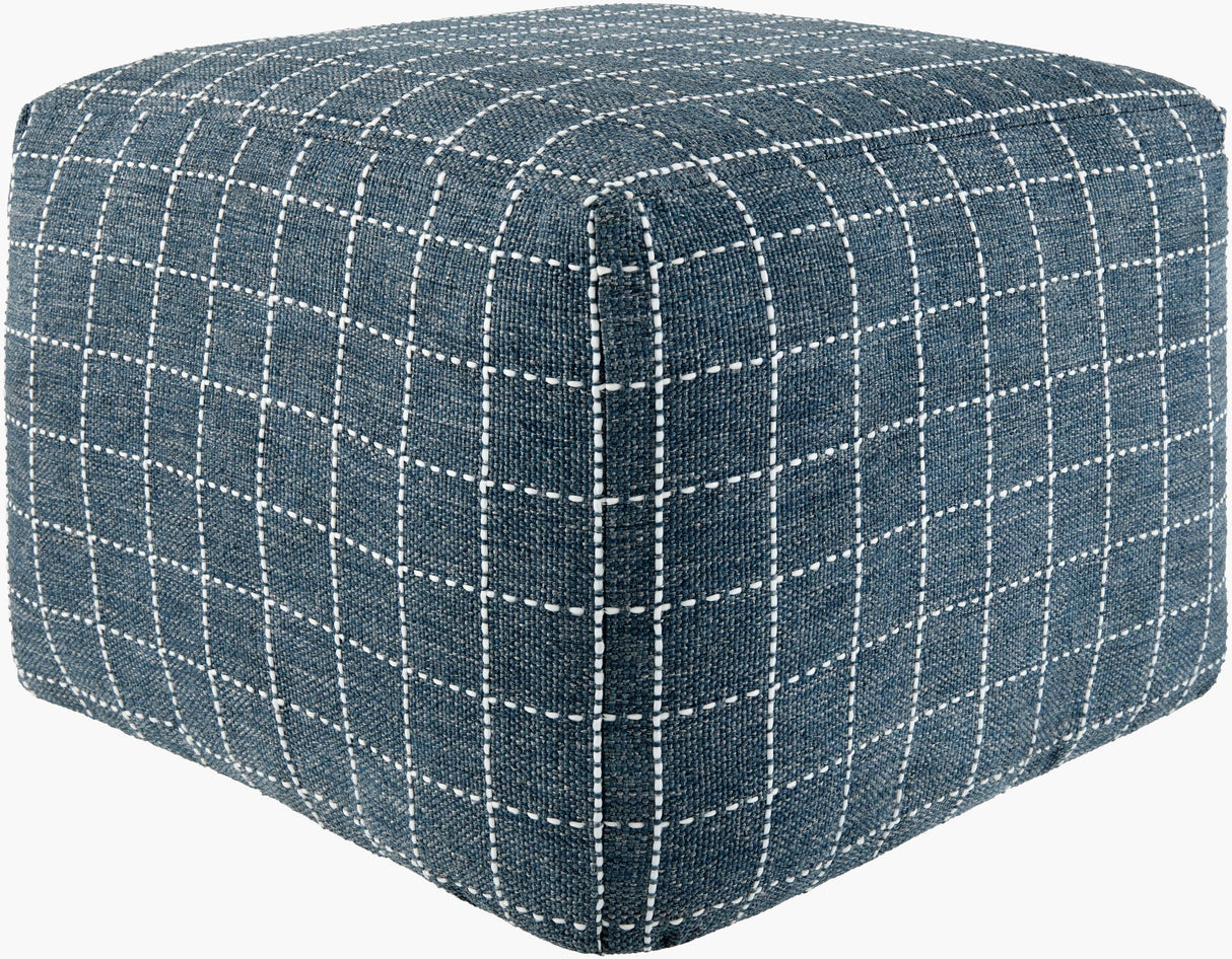 Surya Island Vibe IDPF-009 14"H x 18"W x 18"D Pouf