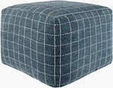Surya Island Vibe IDPF-009 14"H x 18"W x 18"D Pouf