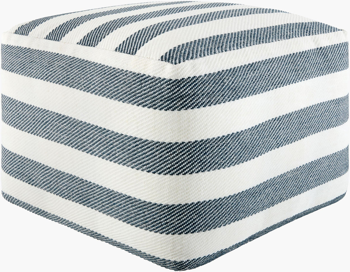 Surya Island Vibe IDPF-010 14"H x 18"W x 18"D Pouf