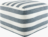 Surya Island Vibe IDPF-010 14"H x 18"W x 18"D Pouf