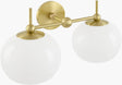 Surya Okena OKNA-004 9"L x 18"W x 12"H Wall Lighting