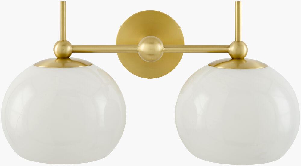 Surya Okena OKNA-004 9"L x 18"W x 12"H Wall Lighting