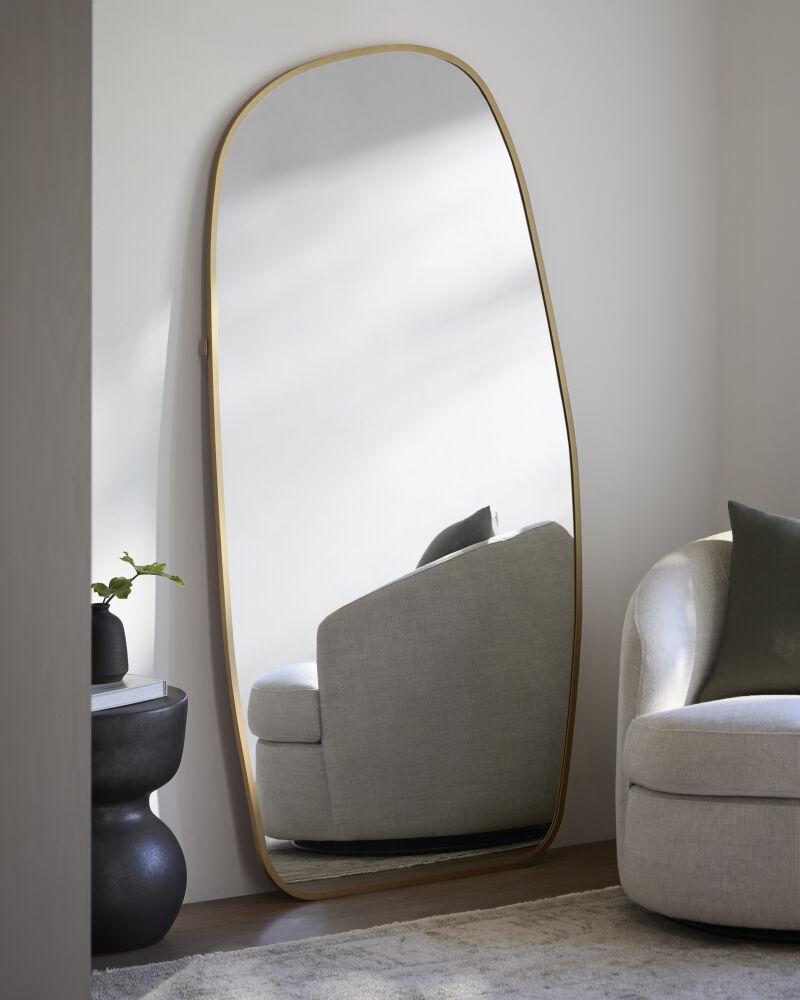Livabliss Pebble PLE-003 35"H x 67"W x 1"D Mirror