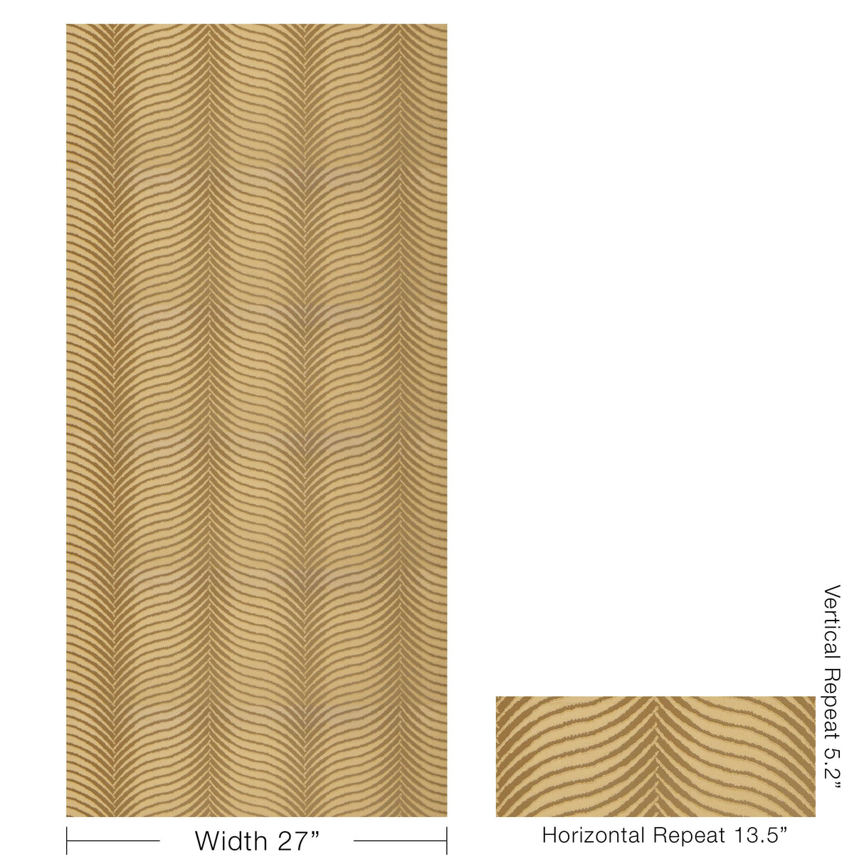 Lee Jofa CALISTA WC GOLD Wallpaper
