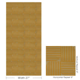 Lee Jofa TETRA WC GOLD Wallpaper