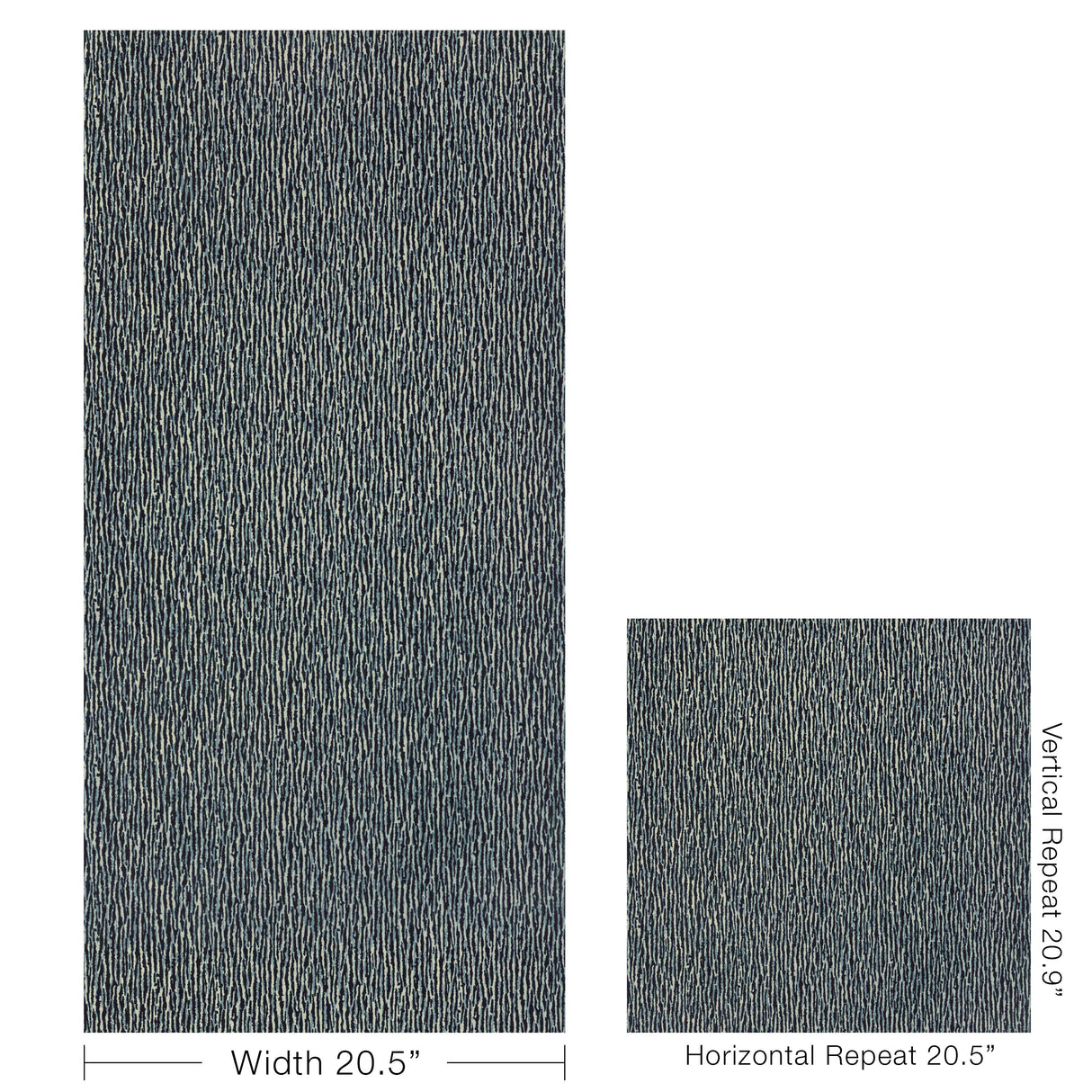 Lee Jofa MAIA FLOCK WC SAPPHIRE Wallpaper