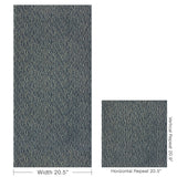 Lee Jofa MAIA FLOCK WC SAPPHIRE Wallpaper